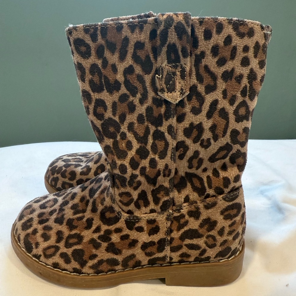 Leopard Print Boots - Picture 2 of 3